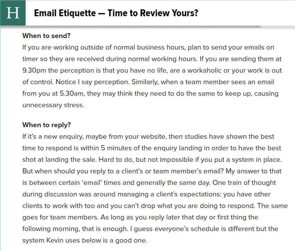 When is a good time to send an email? Is there a bad time?