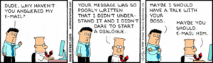 funny poorly written email dilbert comic