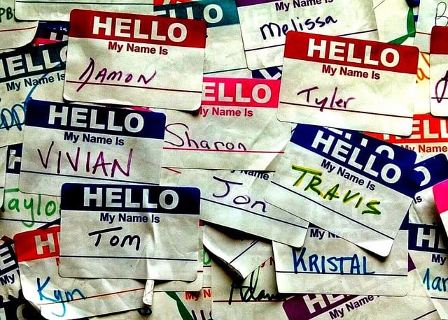 why we wear hello my name is name tags