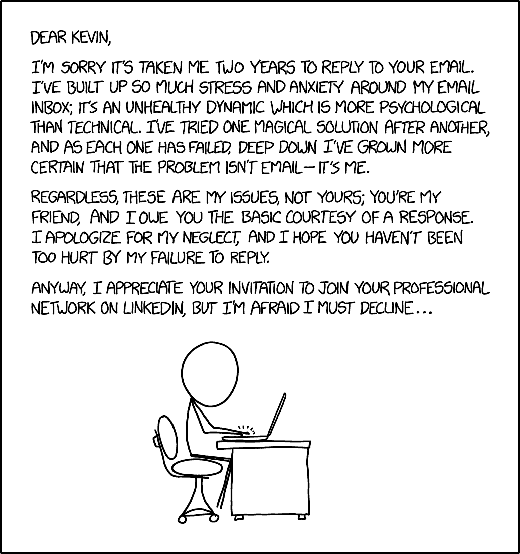 xkcd inbox problems