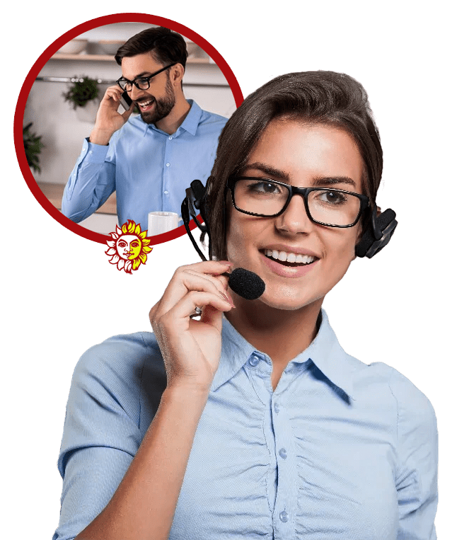 Professional virtual answering service receptionists