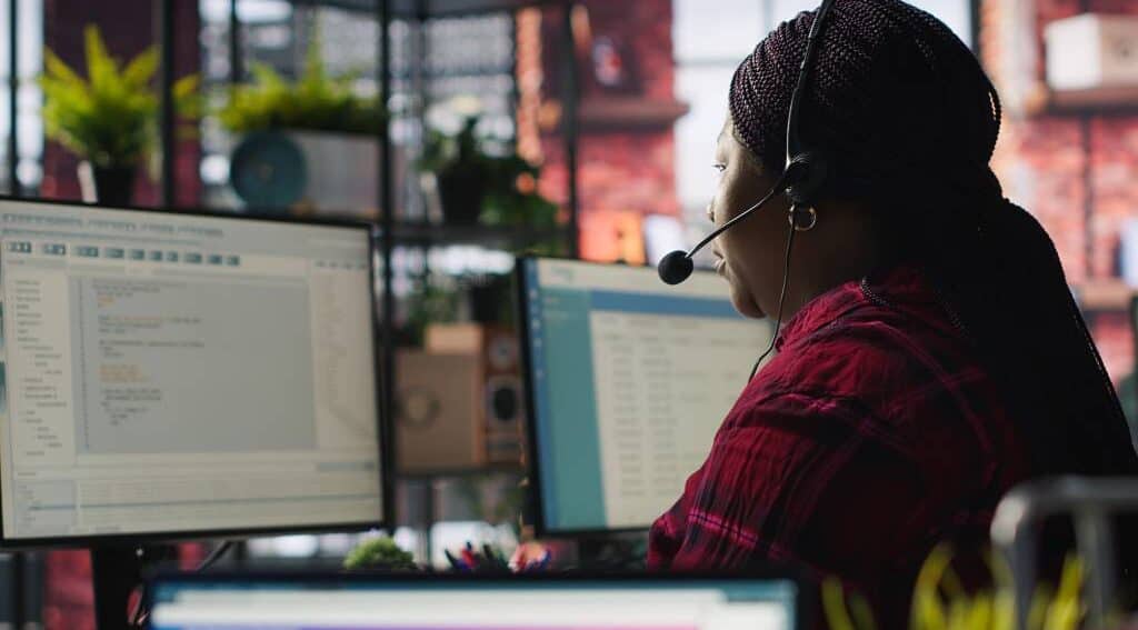 Answering service professional